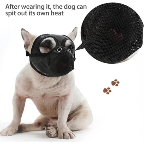 Pet Bulldog Anti-eat, Anti-bite And Drink Muzzle Fashionable and elegant pet supplies cat masks, anti-bite, hygienic, practical