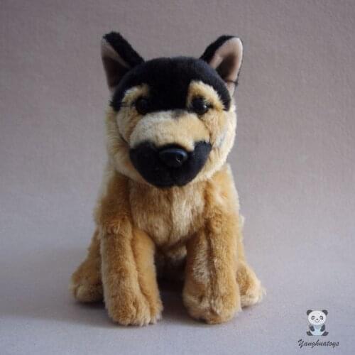 Soft Stuffed Animal Toys Real Life Plush Shepherd Dog Doll Toy Children Birthday Gifts For Girlfriend