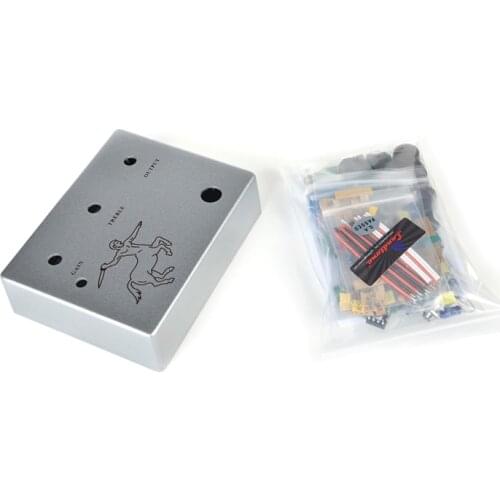 DIY Klon Centaure Silver Overdrive Effect Pedal All Kit Guitar Effect Pedal With 1590BB free shiping