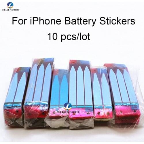 10Pcs / Lot Battery Sticker For iPhone 4 4S 5 5S 5C SE 6 6P 6S 6SP 7 7P 8 8P X XS XR XSM Plus 11 Pro Max 11Pro SE2 2020 Adhesive