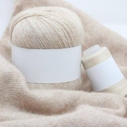 Best Quality Mink Wool Yarn Mongolian Soft Cashmere Yarns Hand-knitted Crochet Yarn for Knitting Ball Scarf Yarn Baby Knit Sweat