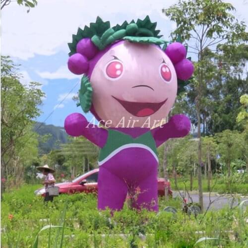 China manufacture Giant Inflatable grapes ball ,Large Inflatable cartoon model for advertising
