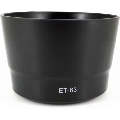 Cylinder Bayonet Lens Hood Shade Replace ET-63 for Canon EF-S 55-250mm f/4-5.6 IS STM / 55-250 mm f4-5.6 IS STM ET63 ET 63