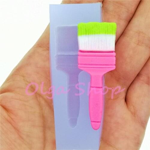 FYL831 47.7mm x 16.4mm Silicone Mold Fondant Cake Decoration Candy Resin Clay Earrings Necklace Craft Soap Candle FOOD SAFE