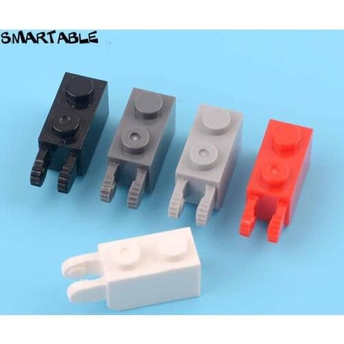 Smartable Brick 1x2 Locking with 2 Fingers Building Block MOC Parts Toys For Kids Compatible Major Brands 30365/54671 30pcs/Lot