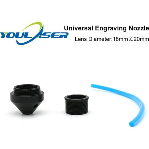 Air Nozzle Compound Universal Engraving Nozzle for Laser Head at CO2 Laser Cutting Machine