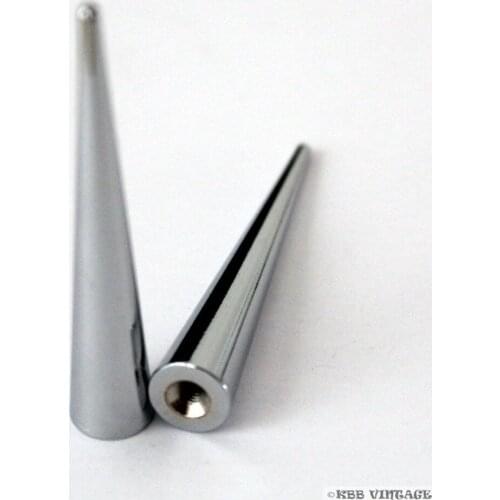 10pc Metal Punk Spikes Gothic Cone Stud Screwback Giant 2.2'' Chrome