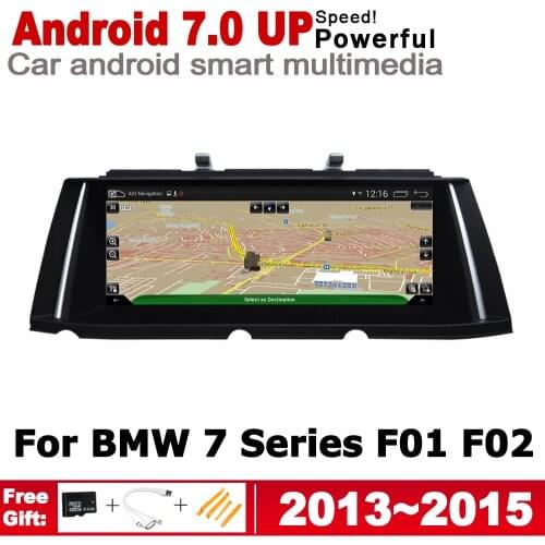 For BMW 7 Series F01 F02 2013 2014 2015 NBT Screen Stereo Android 7.0 up Car GPS Navi Map Original Style Multimedia Player
