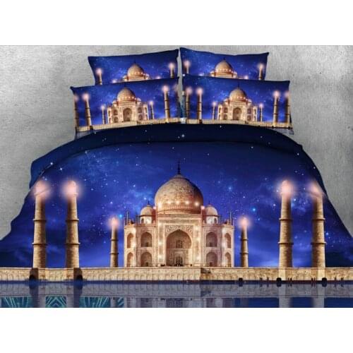3D Castle Star Bedding set quilt duvet cover bed in a bag sheets linens bedspreads bedsheet California King size queen twin 4PCS