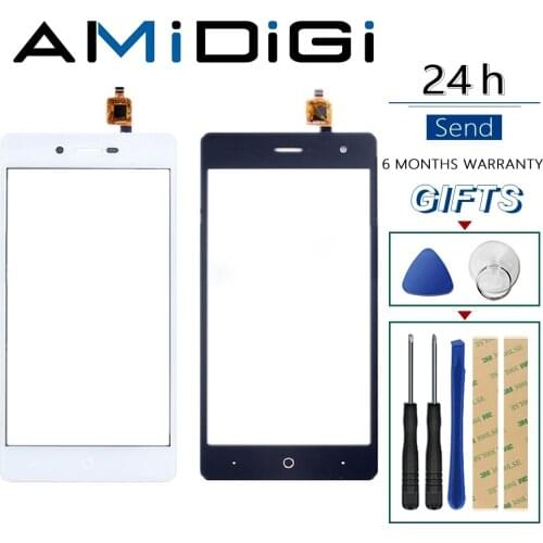 5.0 inches For ZTE Blade L7 A320 Touch Screen Digitizer Sensor Outer Glass Lens Panel