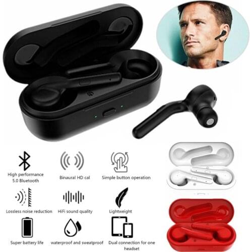 Bluetooth Earphones Wireless Sport Gaming Headset In ear Stereo Noise Isolation TWS Earbuds with Mic for iPhone Samsung Android