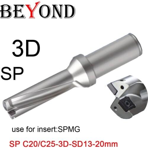 BEYOND SP C25-3D-SD17-SP06 SD 13 14 15 16 18 19 20 indexable insert drill bit U Drilling SPMG060204 rapid Shallow Hole drills