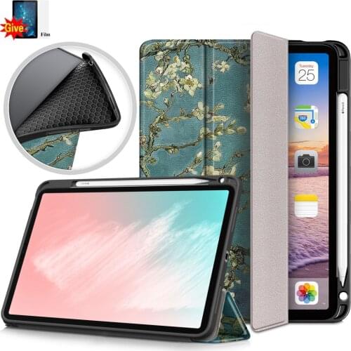 Case for New Apple iPad Air 4 10.9'' 2020 Drop Protection Case Tablet Accessorie for iPad Air 4th Generation with Free Soft Film