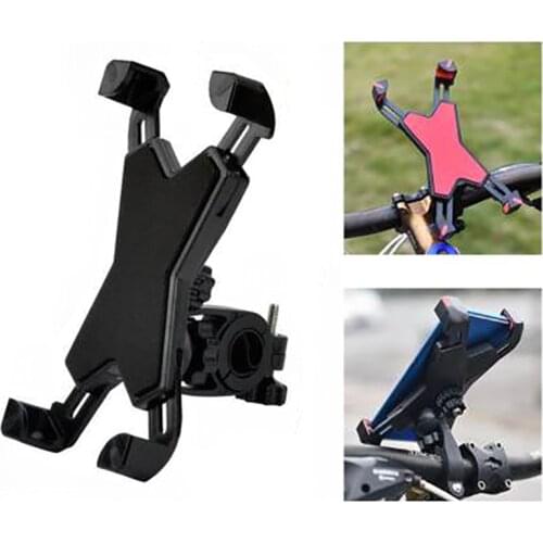 Bicycle Phone Holder 360 Rotatable Motorcycle Mobile Cellphone Holder Bike Handlebar Clip Stand GPS Mount Bracket