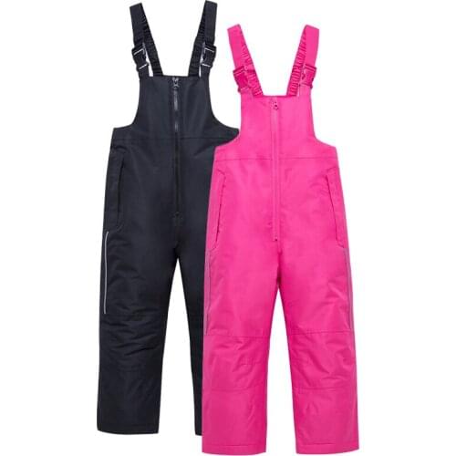 Childrens Sling Ski Pants Are Windproof And Waterproof Keep Warm Breathable And Wear-resistant Snowboarding Pants