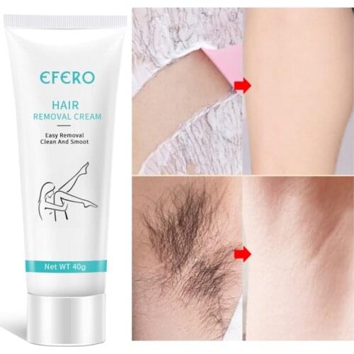 FERO Depilatory Cream Shaving Hair Removal Cream Painless Effective Removal Armpit Hand Legs Hair Whitening Body Care 40g TSLM2