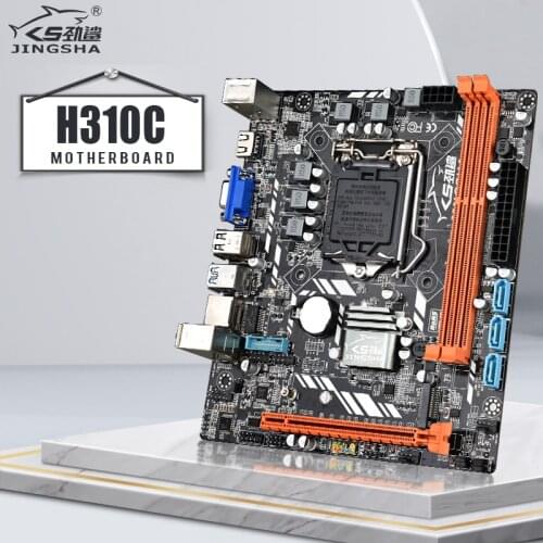 JINGSHA H310C Motherboard LGA 1151 processor 3 * sata3 support M.2 Interface and both NGFF Nvme protocol Up to 16GB