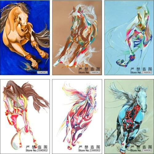 Animal Drawings Diy Diamond Painting Horse Diamond Mosaic Cross Stitch Posters Full Diamond Sets Full Diamond Embroidery