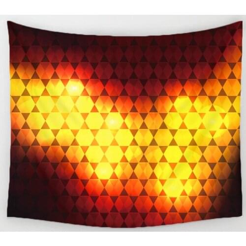 Geometric Light Tapestry Wall Hanging Tapestry