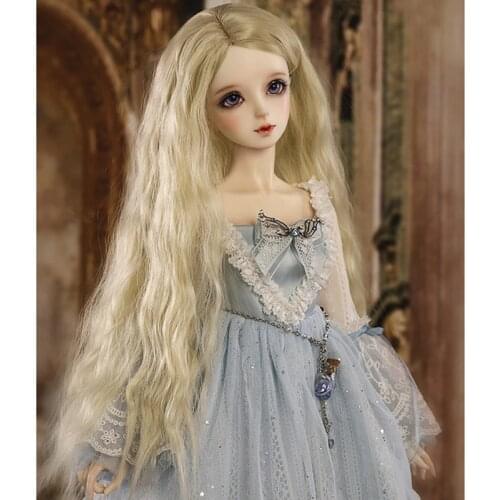 New Arrival 1/3 1/4 1/6 1/8 Long Wavy Hair High Temperature Wire BJD Doll Wig