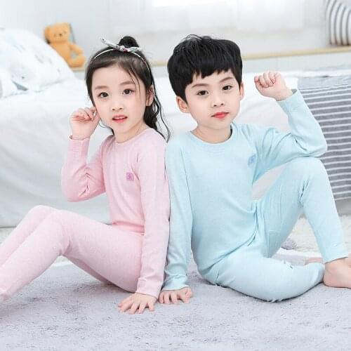 Christmas Pajamas Boys Clothes 2-7 7-12 Years Soft Cotton Pijamas For Girl 2 Pieces New Year Sleepwear