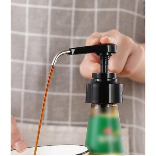 Oyster Sauce Bottle Pressure Mouth Household Fuel Consumption for Squeezing Machine Press Mouth Pump Head Kitchen Squeeze Oyste