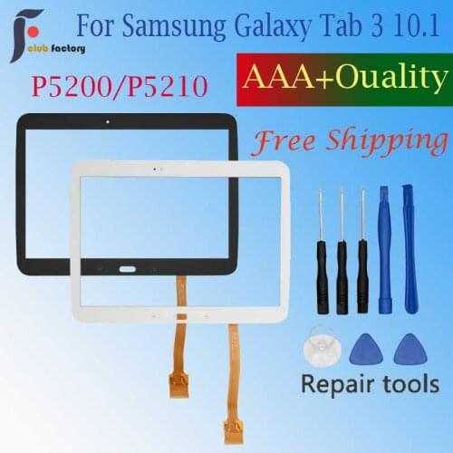 For Samsung Galaxy Tab 3 10.1" GT-P5200 GT-P5210 P5200 P5210 AAA+ Touch Screen Digitizer Panel Sensor Replacement