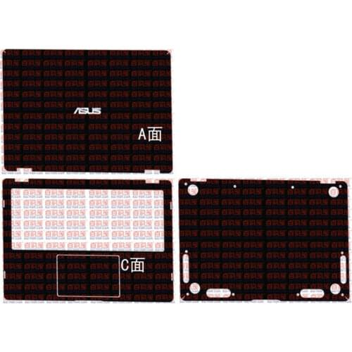 Carbon fiber Vinyl Laptop Sticker Skin Decal Cover Protector for Asus Zenbook Flip UX370UA UX370 13.3"