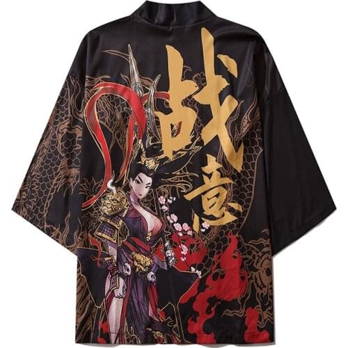 Japanese kimono cardigan men haori yukata male samurai costume clothing kimono jacket mens kimono shirt yukata haori