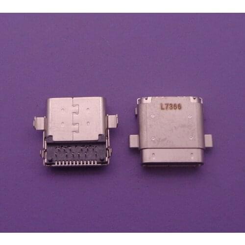 2pcs/lot Laptop Dc Jack Power Cable Socket Connector Port Cable Charging Port For Dell XPS12 9250 XPS12D 9Q23 9Q33 TYPE-C Usb C