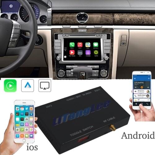 Car Camera Carplay Decoder Adapter For Volkswagen Phaeton GP0 GP1 GP2 GP3 GP4 Mirror Link Display Android Auto Play 360 BirdView