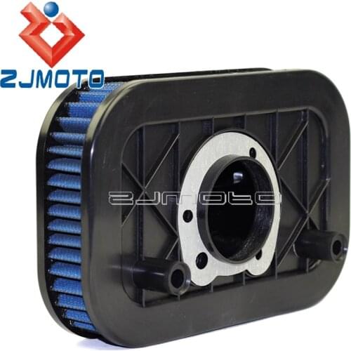 Blue High-Flow Motorbike Accessories Air Filter Element for Harley Sportster 883 1200 XL Iron 2004-2013 Custom Air Cleaner