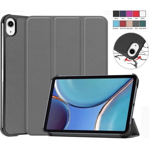 Mini 6 Tablet Case for iPad mini 6 8.4 Case for iPad 2021 mini 6 8.4 Multi-fold Flip Folding Stand Smart PU Leather Cover fundas