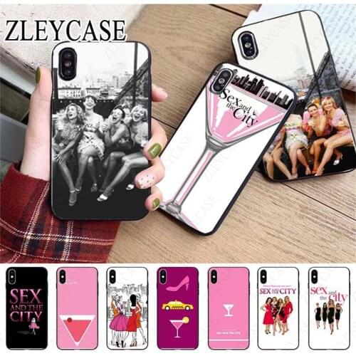 Sex and the City girl Soft Phone Case For iphone x xs 12pro max 5s 6splus 7 8plus xr xsmax case SE 2020 12mini cover