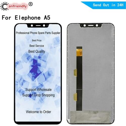 For Elephone A5 A 5 LCD Display + Touch Screen Digitizer Assembly Replacement Glass Panel For Elephone A5 lcds Android 8.1