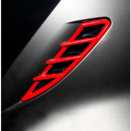 For Smart 451 fortwo Car Fender Air Condition Vent Outlet Cover Moulding Sticker Modified Exterior Decoration Accessories