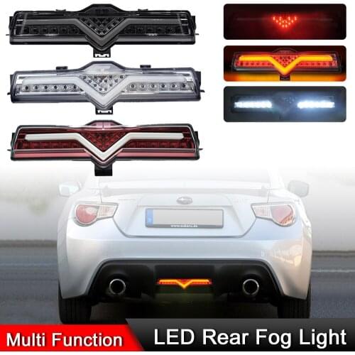 LED light for Toyota GT86 Subaru BRZ Scion FRS LED rear fog lamp reverse light Tail Brake Tail Rear lamp