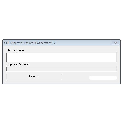 CNH APPROVAL PASSWORD GENERATOR v0.3 (Long passwords for setting speed limiter values)