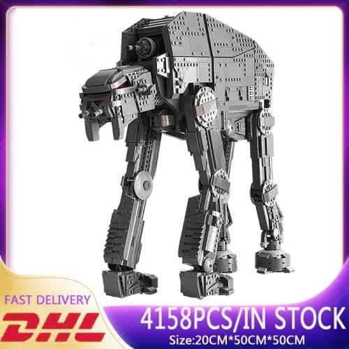 Hot 4158PCS UCS Heavy Assault Walker AT-M6 Fit Star Space Wars MOC-14910 Building Block Brick Kid Toy Gift Birthday