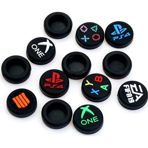 JCD 20 Pcs de goma de silicona para Sony PS5 PS4, tapas de agarre de pulgar para XBOX ONE 360 NS, tapa de mando de Switch Pro