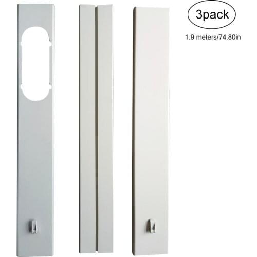 Adjustable Well-sealed Window Slide Kit Plate Adapter For Portable Air Conditioner Home Board Vent Adapter Tube AC Accessories