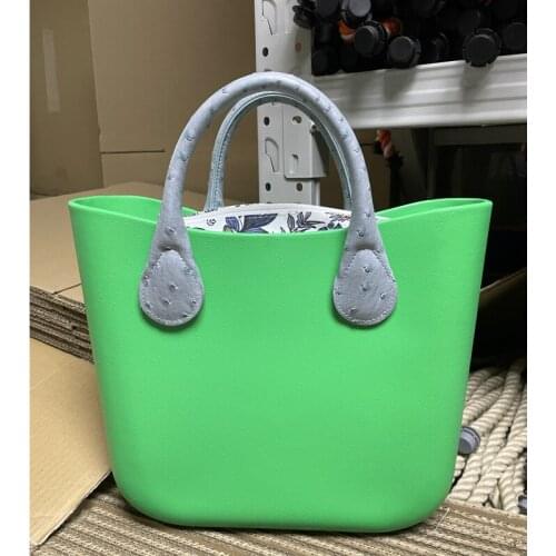 New Bag Style Mini EVA Bag With Insert Inner Pocket Handles Colorful Silicon Rubber Waterproof Women Lady Handbags 2021