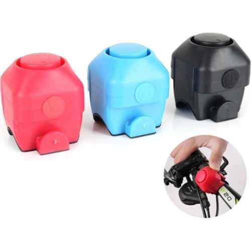 Practical Bicycle Bell Electronic Horn Police Siren Rainproof MTB Bike Handlebar Alarm Warning Safety Ring Bell Bike Accessories