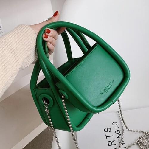 Luxury Brand Mini Tote Bag 2021 Fashion New High-quality PU Leather Womens Designer Handbag Chain Shoulder Messenger Bag Purses