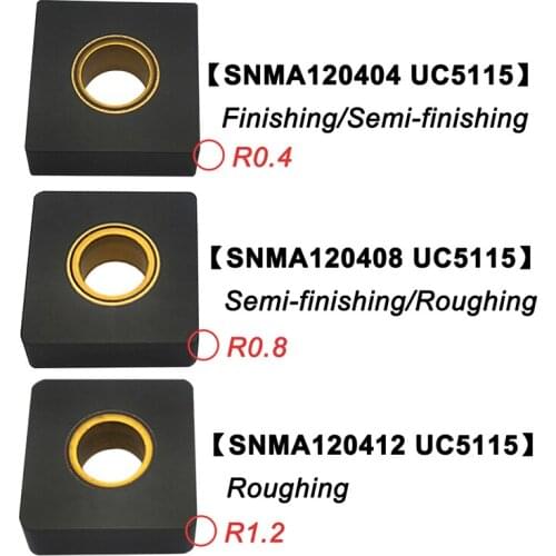 SNMA120404 SNMA120408 SNMA120412 UC5115 Carbide Insert External Turning Tool Blade SNMA CNC Lathe Cutter Tools For Cast Iron