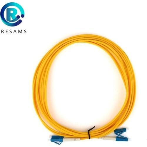 Resams LC UPC SM DX Transmission Stability Low Insertion Loss Professional Manufacturer Branch Fiber Optic Patch Cord