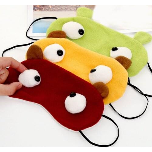 Funny Shading Eye Cover Eyeshade 3pcs 3D Cartoon Eye for Travel Sleep Gifts Comfort Blindfold Shield Patch Eyeshade