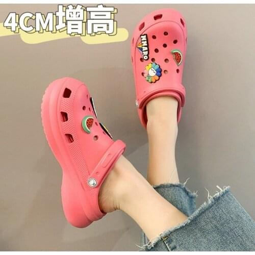 Hole shoes womens slippers womens rabbit soft bottom and thick bottom men slippers shoes for men house slippers