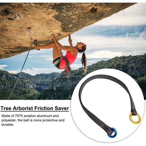 120CM Tree Arborist Friction Saver Tree Climbing Cambium Saver Loop Belt Sling Pull Force Of 22kn For Garden Work
