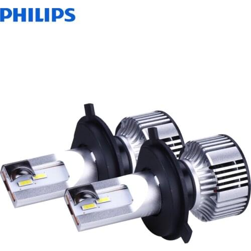 2pcs H4 LED Auto bulbs 6500K High low beam G2 LED Philips Ultinon Essential H4 LED Lamps led headlight White Fog Lamps Car bulb